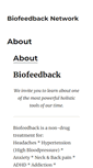 Mobile Screenshot of biofeedback.net